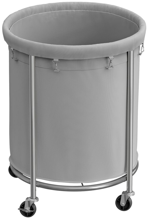 SONGMICS, laundry organizer, gray, ⌀60 x 81 cm