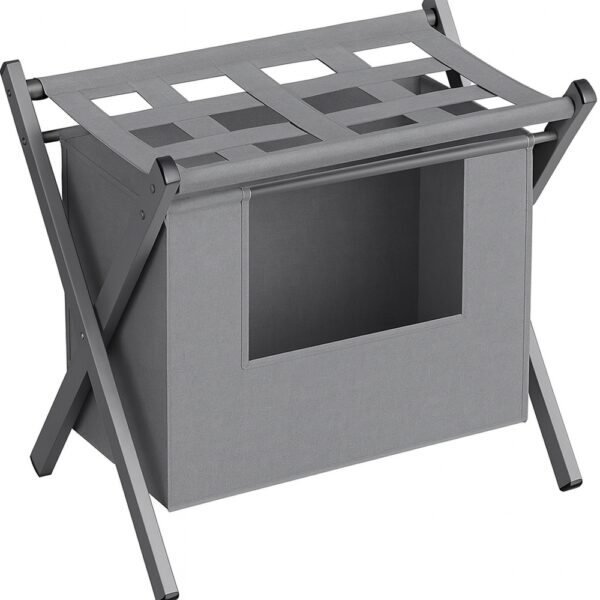 SONGMICS, Luggage rack, grey, 45 x 58 cm