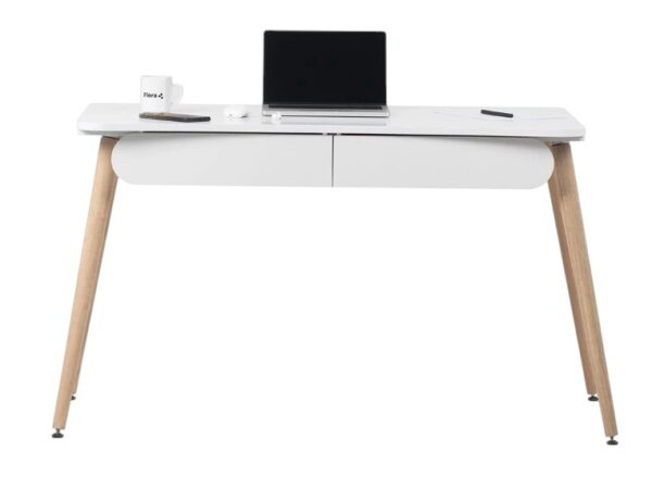 Flora Design, writing desk, white, 90 x 60 x 74 cm