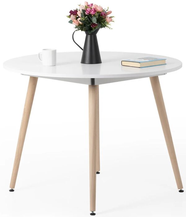 Flora Design, Bistro, Table, White, 90 x 75 cm