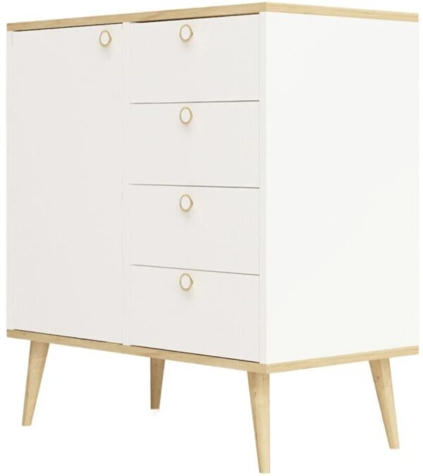 Flora Design, Time, Dresser, White, 80 x 45 x 90 cm