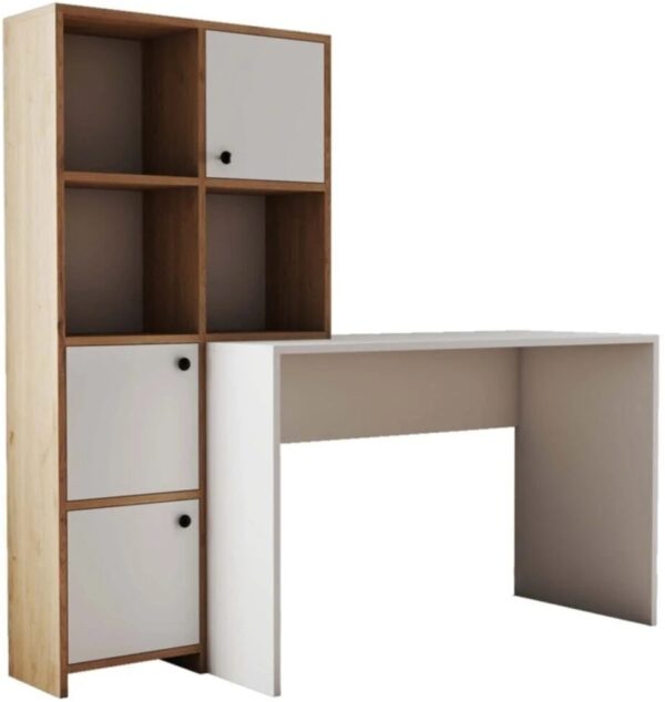 Vimolife, SILENCE, Writing desk, Brown, 156.8 x 51.5 x 75 cm